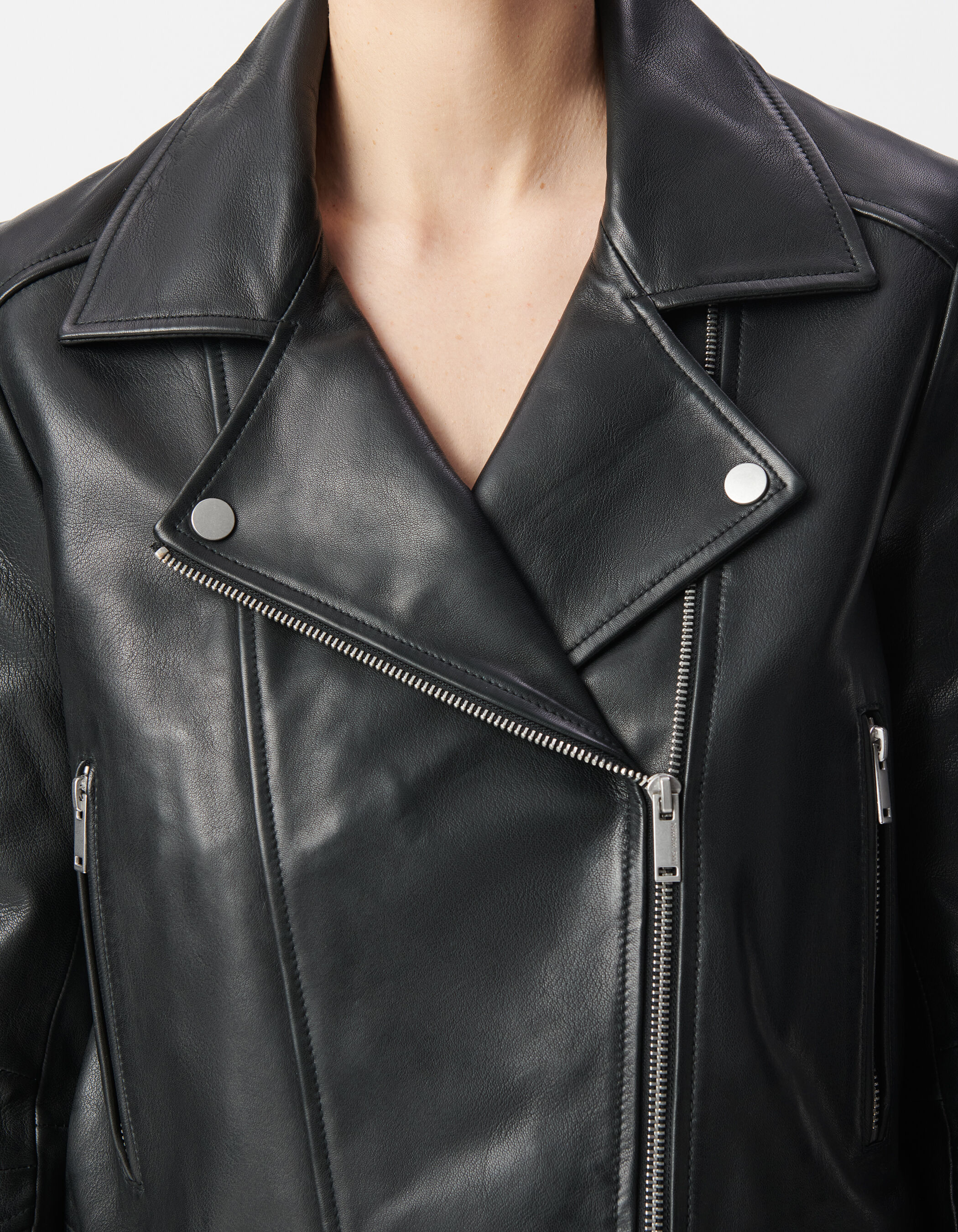 Perfecto cuir ikks clearance femme