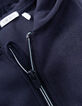 Blauw ritsvest met kap babyjongens-6