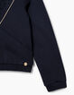 Cárdigan navy con cremallera y encaje niña-4