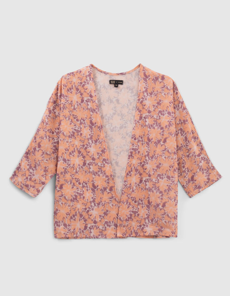 Parma Mädchen-Kimono, psychedelischer Blumenprint-6
