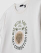 T-shirt écru coton bio tigre-masque lenticulaire garçon-8