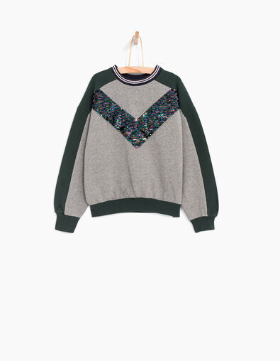 Girls’ sequin sweatshirt - IKKS