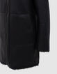 Manteau noir mi-long peau retournée Femme-7