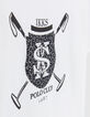 Gebroken wit T-shirt geborduurd embleem IKKS jongens-5