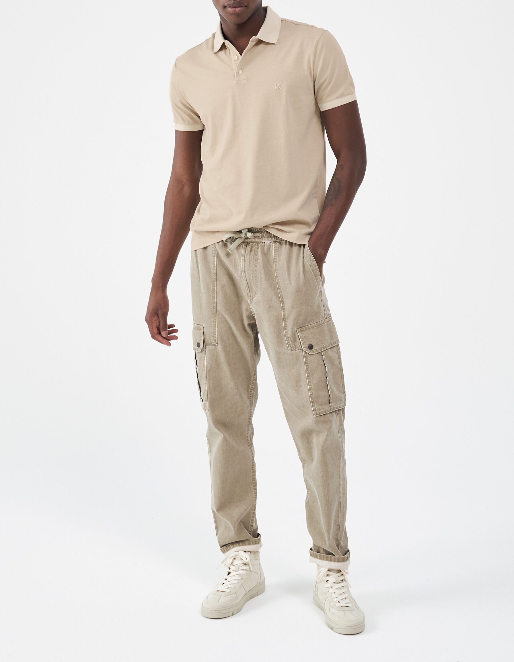 Polo en lin homme store