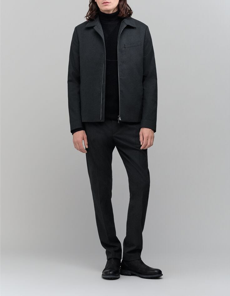 Pantalón antracita con cintura elástica para hombre-4 Pantalón antracita con cintura elástica para hombre-4