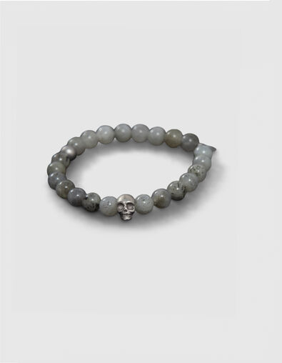 Graues Labradorit-Herrenarmband - IKKS