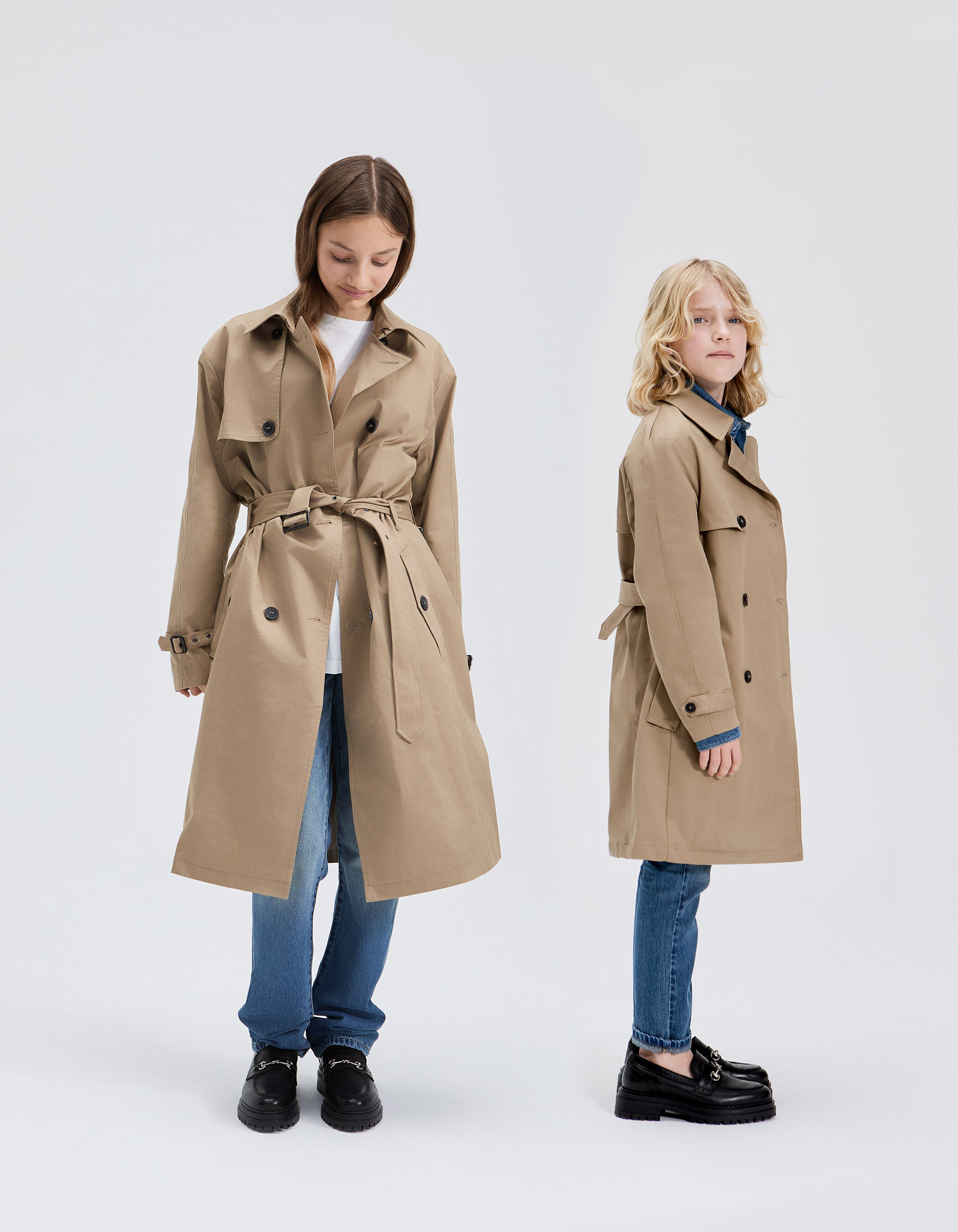 Gender Free Trench beige Mixte IKKS