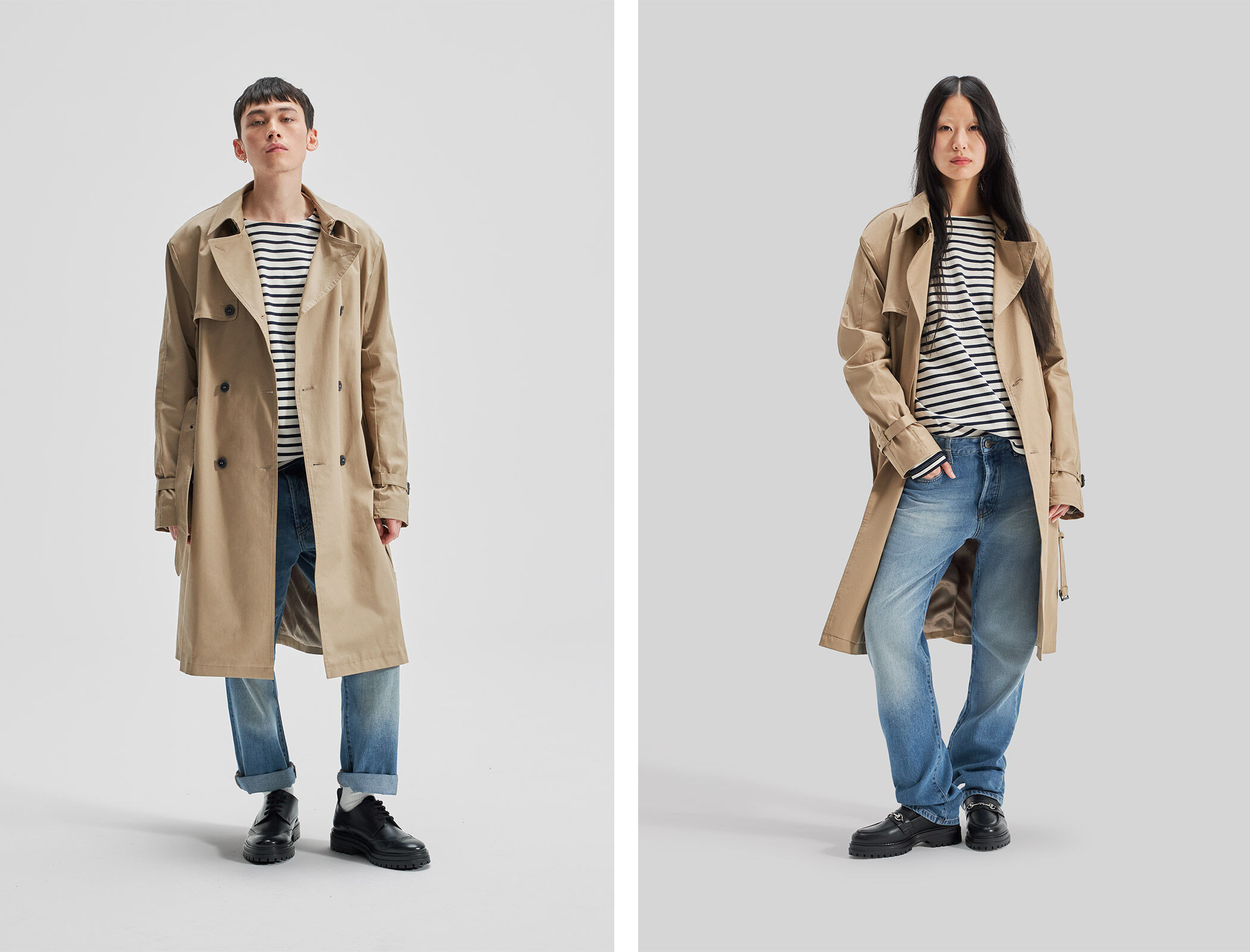Trench homme ikks top