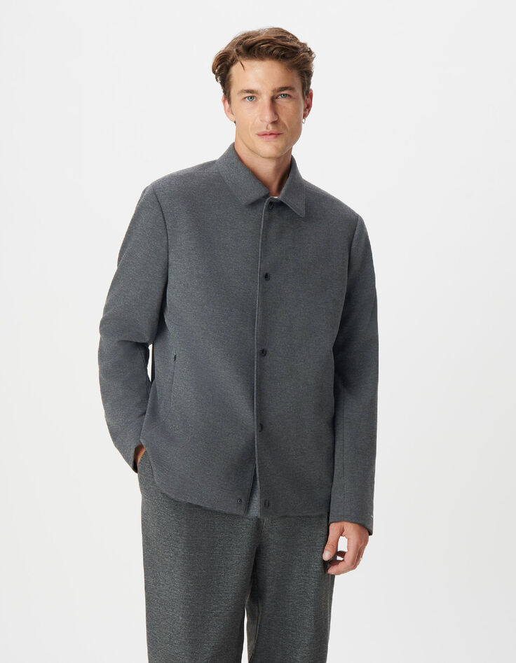 ULTRA MOBILITY grijs gebreid herenjack-1