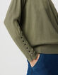 Cardigan kaki réversible devant/dos Femme-5