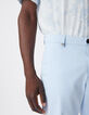 Pantalon chino slim bleu clair Homme-4