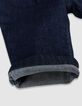 Marine jeans ceintuur pied-de-poule babymeisjes-6