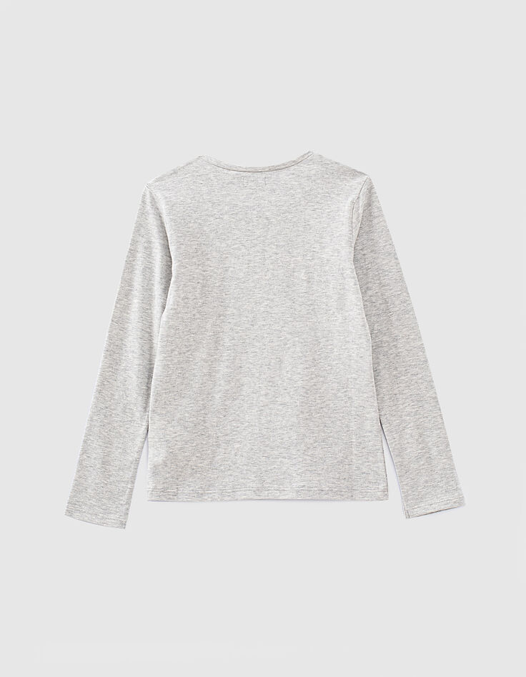 Tee-shirt gris visuel chat-photographe fille-3
