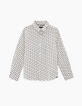 Camisa cruda estampado palmeras niño -3