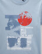 Boys’ sky blue surfer graphic T-shirt -2