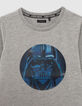 Camiseta gris gafas IKKS - STAR WARS™ niño-2