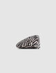 Women's 1440 ecru zebra canvas belt bag-5