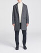 Manteau noir à carreaux Homme-7