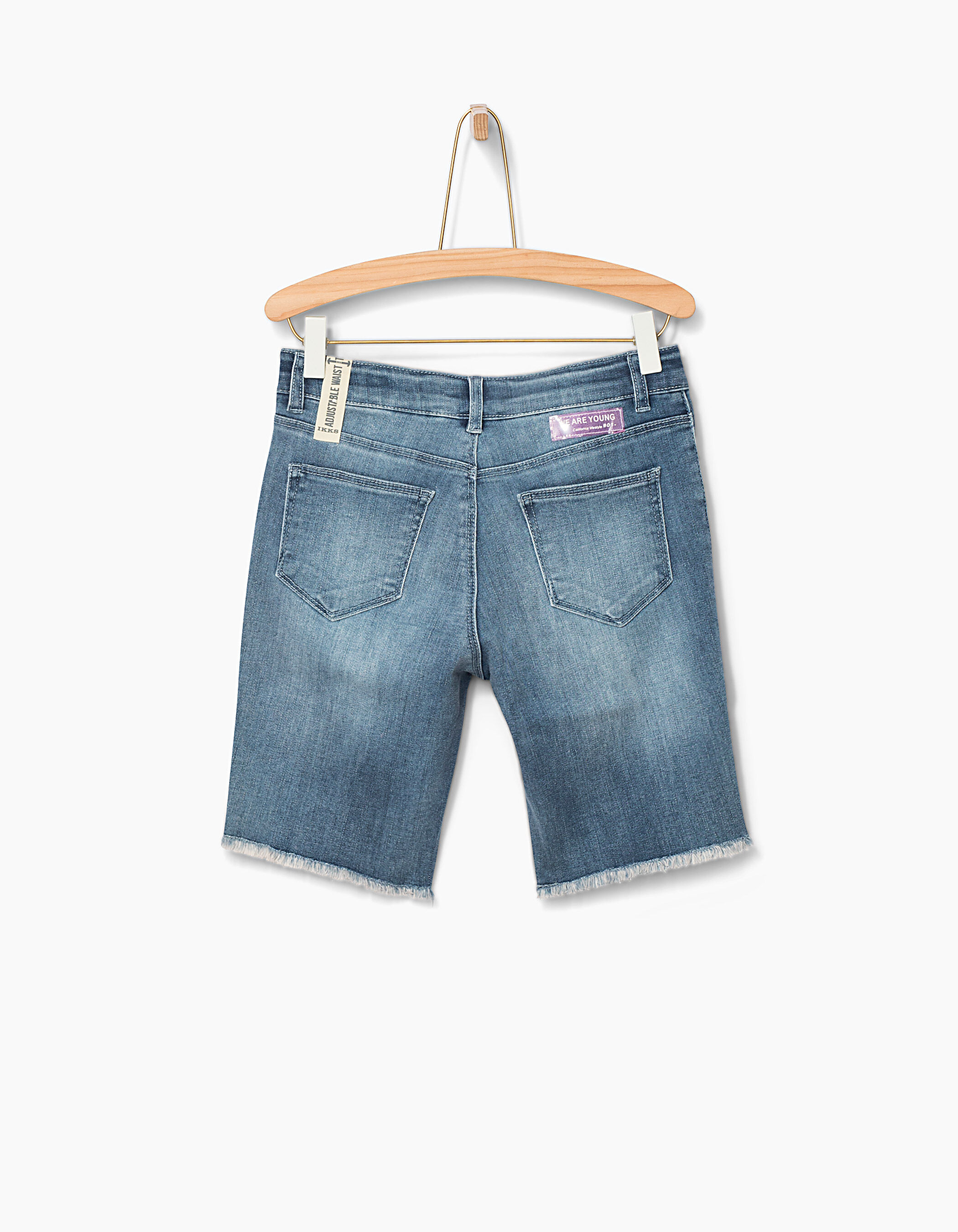 Bermuda best sale jean fille