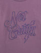  Mädchen-T-Shirt pink, Biobaumwolle, gummierter Schriftzug-4