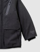 Parka gris interior acolchado niño-7