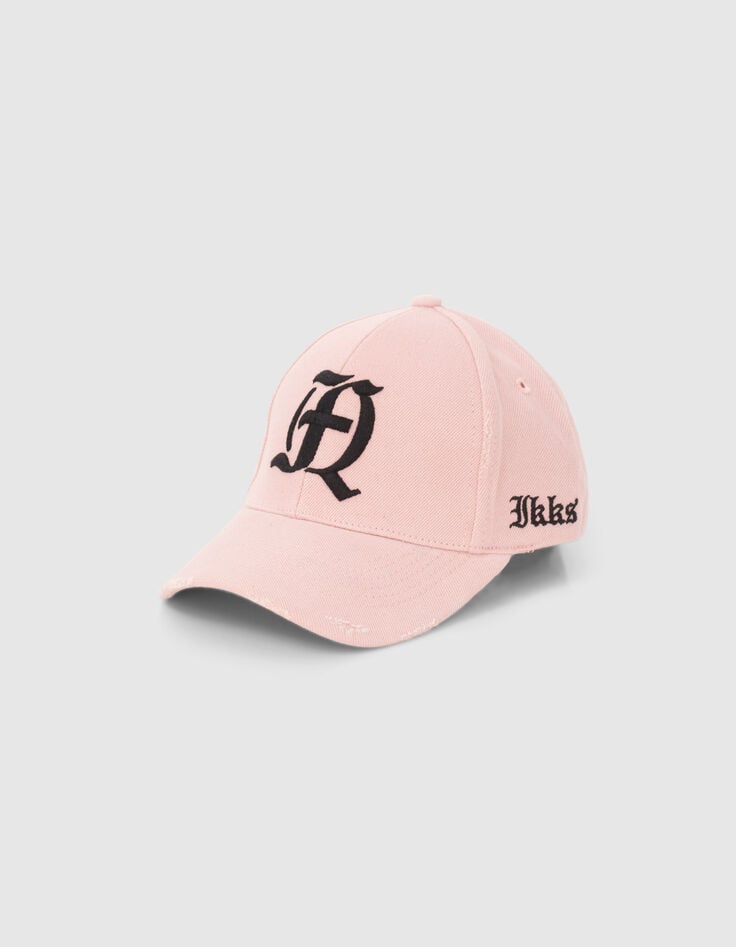 Rosa Herren-Cap mit FQ-Stickmotiv-1