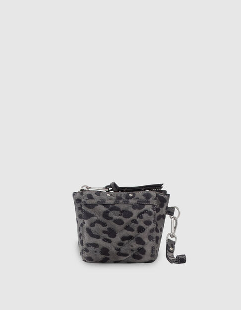 Women’s grey leopard 1440 Toy mini case