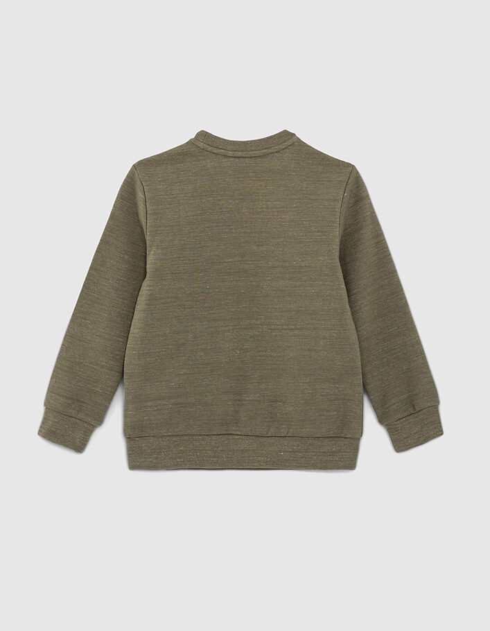 Kaki sweater Essentials bio-sweatstof - IKKS
