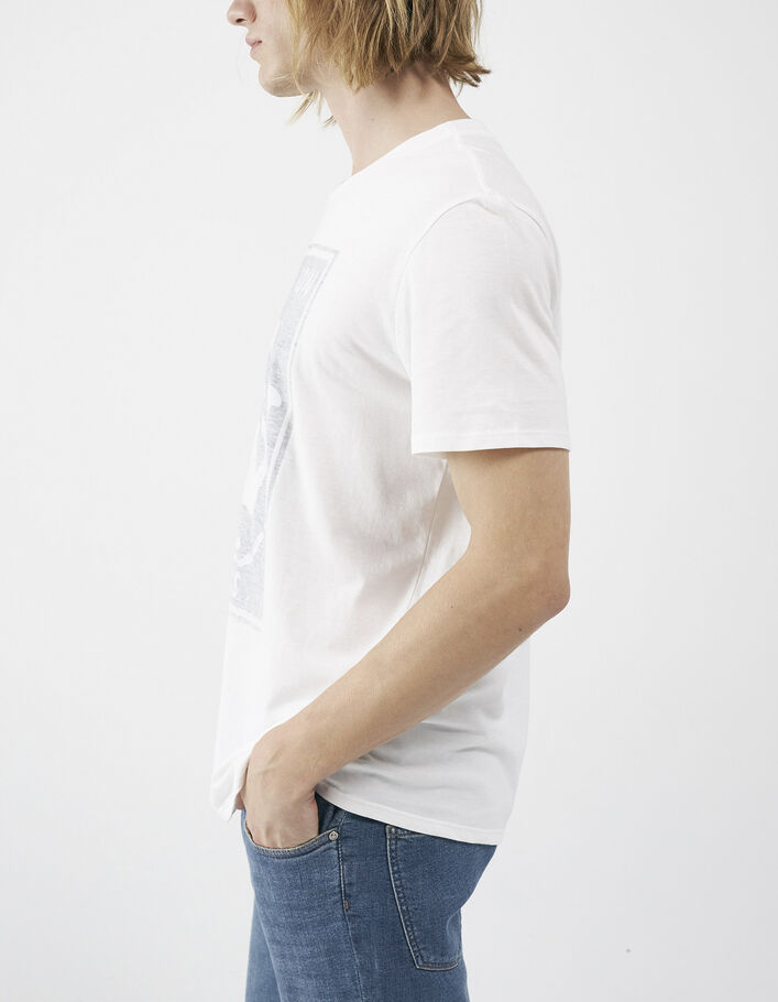 Tee-shirt off white à visuel ancre Homme - IKKS