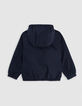 Chaqueta cortavientos azul marino de niño-3