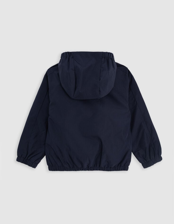Chaqueta cortavientos azul marino de niño-3
