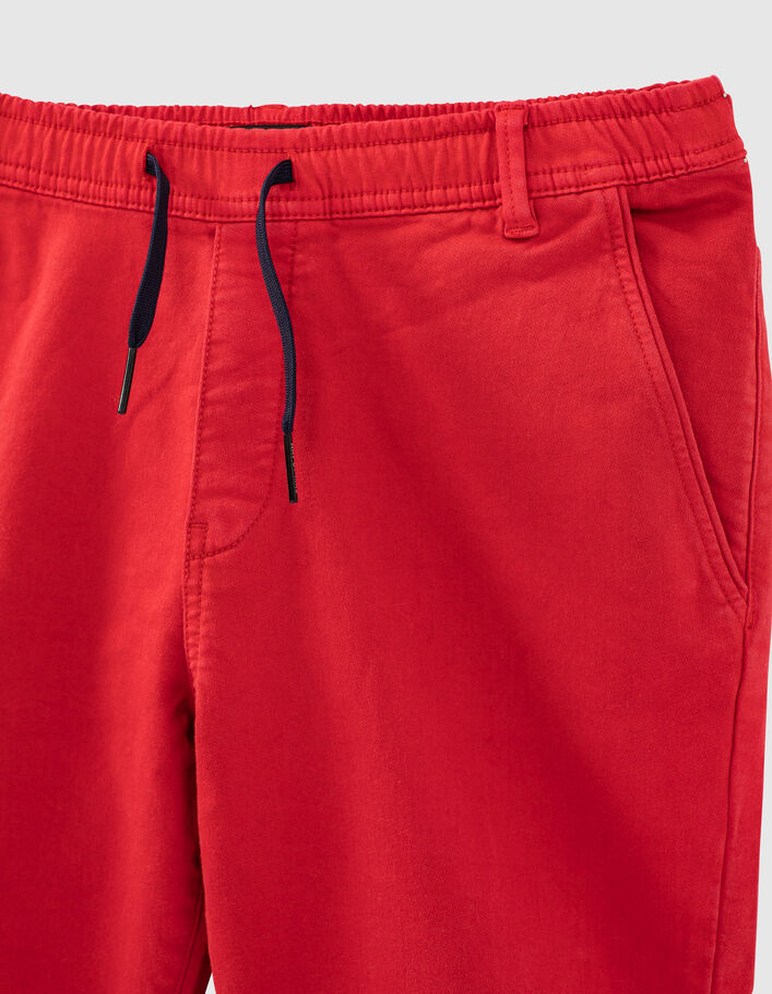 Medium red Bermudas with elasticated waist - IKKS