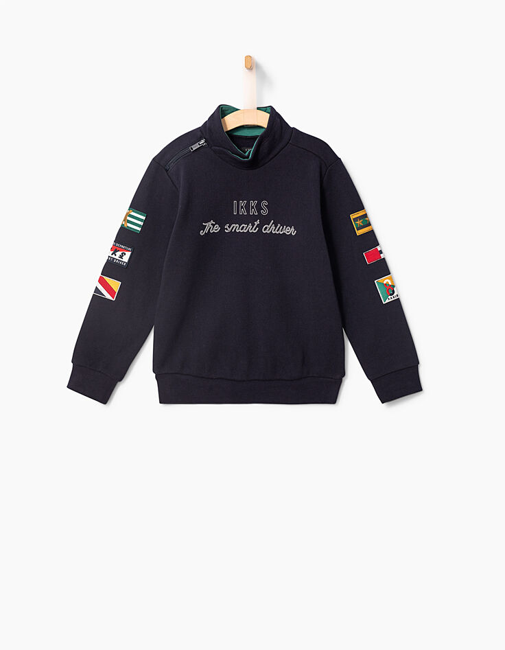 Boys' piqué sweatshirt-1