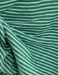 Grünes Matrosen-T-Shirt für Damen mit GEFLOCKTE Botschaft aus Samt-7