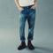 Gender Free-Indigo REGULAR jeans WATERLESS Uniseks - IKKS image number 6