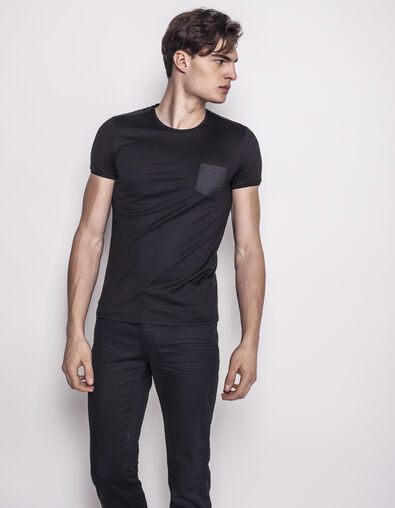 Men's black T-shirt - IKKS