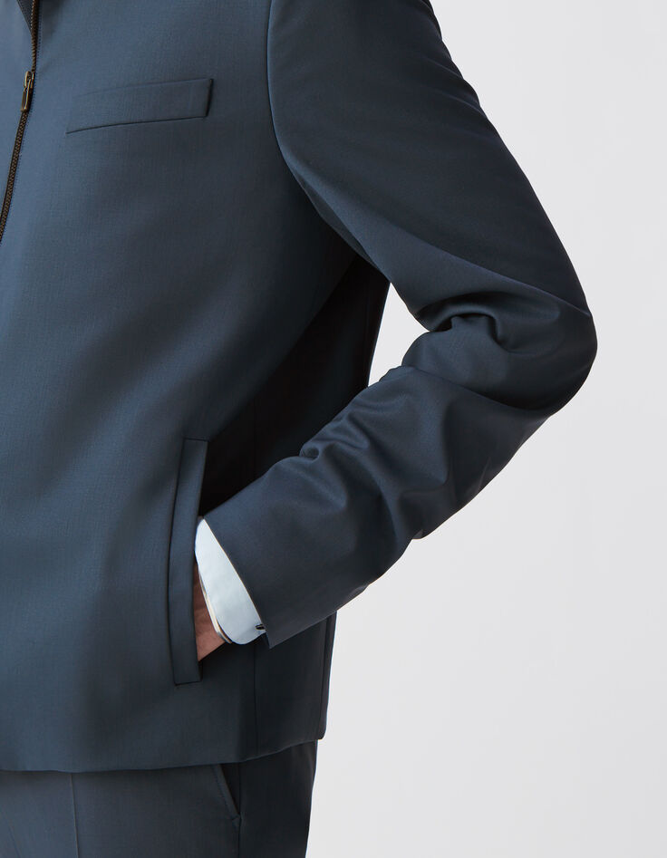 Men’s ink zip-up TRAVEL SUIT jacket-5