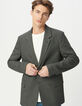 Men’s grey pinstripe suit jacket-4
