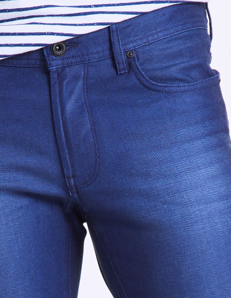Indigoblauwe slim herenjeans Ashbury-2