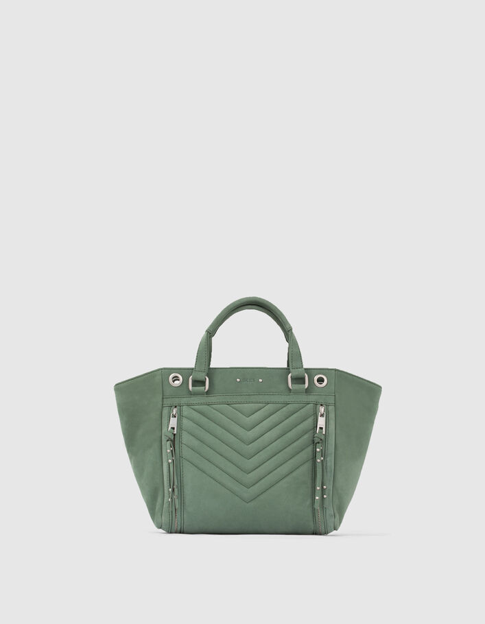 Women’s almond green PASTEL MEDIUM 1440 tote bag - IKKS