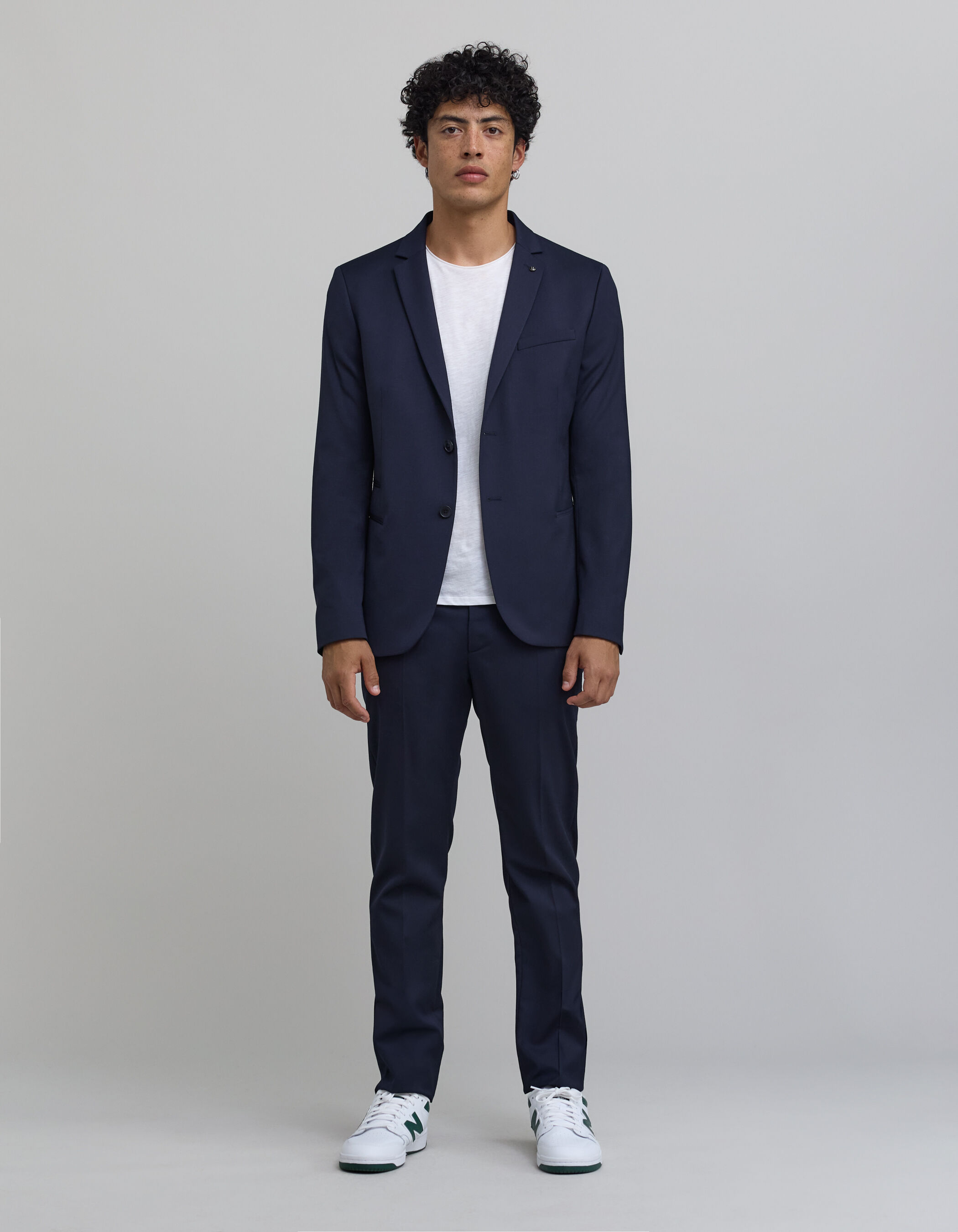 Mens navy suit jacket clearance