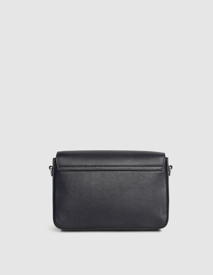 Le sac 111 BIG ROMY marine cuir grainé Femme-3