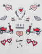 Tee-shirt blanc à petits motifs bébé fille-4
