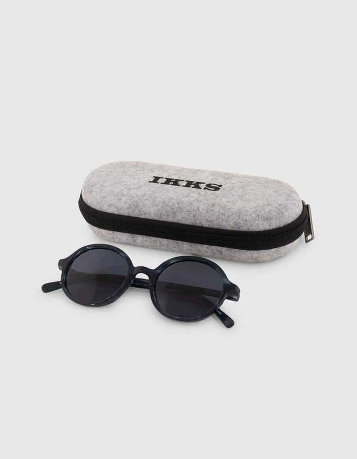 Sonnenbrille mix kristall marmor blau-2