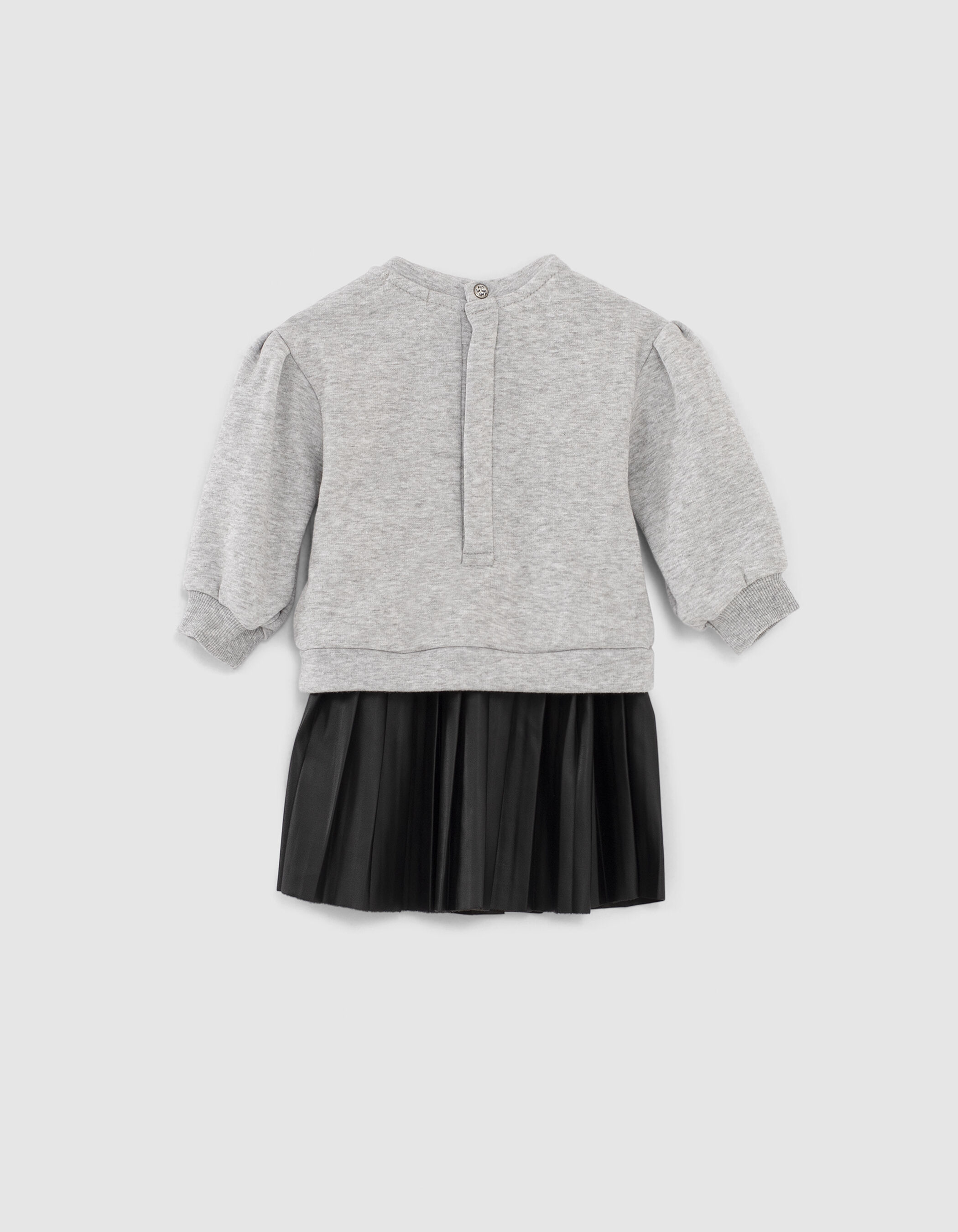 Baby grey pleated skirt clearance