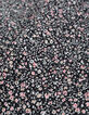 Pantalon flare noir &agrave; imprim&eacute; fleuri fille-4
