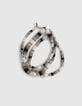 Armbanden zilverkleurig, wit, grijs, zwart Dames -6