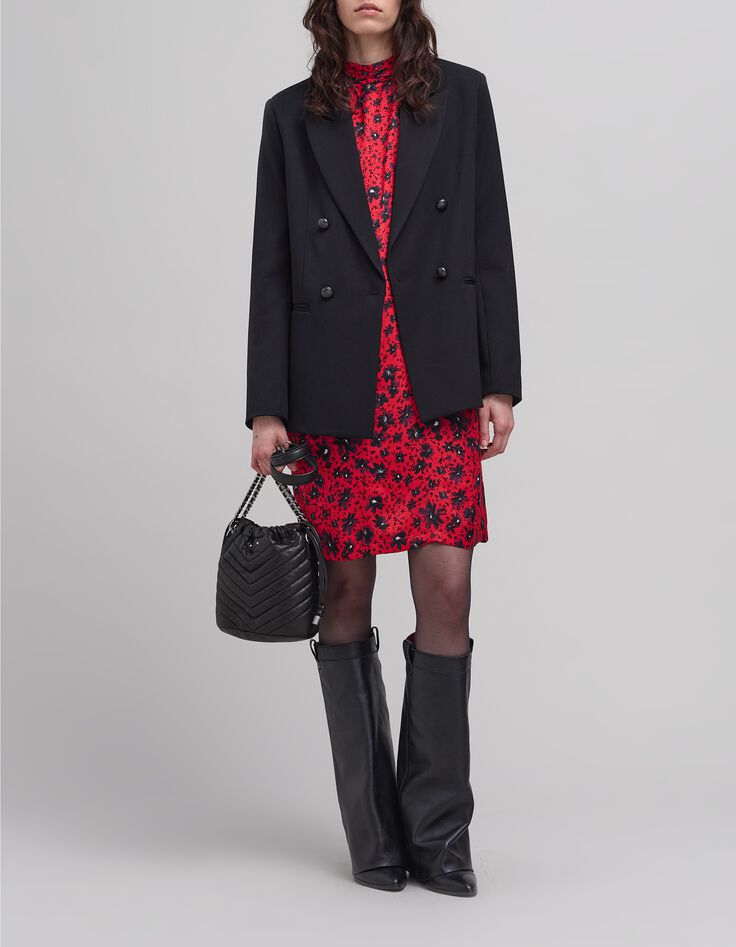 Vestido de mujer con estampado floral-1