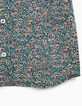 Indigo overhemd gebloemde Libertystof jongens -4